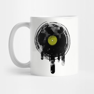 Melting Vinyl Record Mug